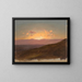 View of the Hudson Valley - Frederic Edwin Church — framed artwork on a wall