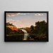 Lower Falls of Rochester - Frederic Edwin Church — framed artwork on a wall