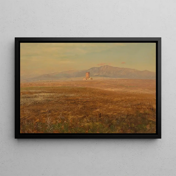 Mexican Landscape Painting - Frederic Edwin Church — framed artwork on a wall