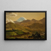 Mont Chimborazo, Ecuador - Frederic Edwin Church — framed artwork on a wall