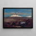 Mont Chimborazo seen from Riobamba, Ecuador - Frederic Edwin Church — framed artwork on a wall