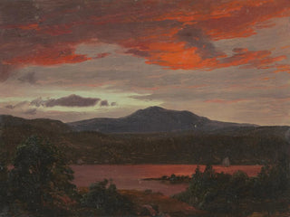 Mont Katahdin depuis le lac Katahdin, Maine - Frederic Edwin Church — artwork view