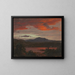 Mont Katahdin depuis le lac Katahdin, Maine - Frederic Edwin Church — framed artwork on a wall