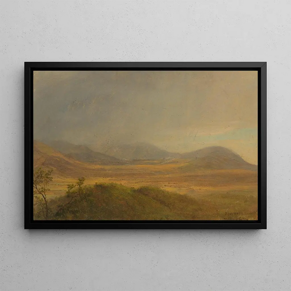 Mountain Landscape Painting IV - Frederic Edwin Church — framed artwork on a wall