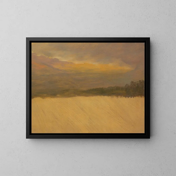 Mountain Landscape Painting - Frederic Edwin Church — framed artwork on a wall