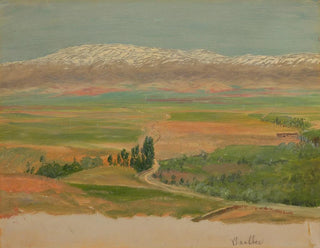 Mountains near Baalbek - Frederic Edwin Church — artwork view