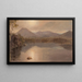 Monts Katahdin et Turner depuis le lac Katahdin, Maine - Frederic Edwin Church — framed artwork on a wall