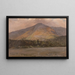 Mont Katadhin showing Pomola and the Grand Basin from Sandy Bottom Pond - Frederic Edwin Church — framed artwork on a wall