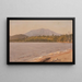 Mont Katahdin depuis l'étang Togue - Frederic Edwin Church — framed artwork on a wall