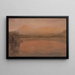 Monts Katahdin et Turner depuis le lac Katahdin - Frederic Edwin Church — framed artwork on a wall