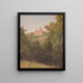 Southwest Olana Painting by Frederic Edwin Church — framed artwork on a wall