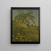 Palm Tree Painting Jamaica - Frederic Edwin Church — framed artwork on a wall