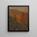 Probably near Katahdin in autumn - Frederic Edwin Church — framed artwork on a wall
