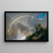 Rainy Season Painting under the Tropics - Frederic Edwin Church — framed artwork on a wall