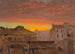 Rome Roofs at Sunset - Frederic Edwin Church — artwork view