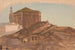 rooftops near Sant'Andrea delle Fratte from the Pincio, Rome - Frederic Edwin Church — artwork view
