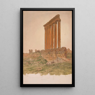 Frederic Edwin Church - Ruins of the Temple of Zeus Baalbek.webp