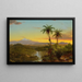 Landscape painting of South America - Frederic Edwin Church — framed artwork on a wall