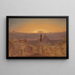 Basilique Saint-Pierre depuis le Pincio, Rome - Frederic Edwin Church — framed artwork on a wall