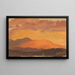 Sunset in the Hudson Valley - Frederic Edwin Church — framed artwork on a wall