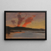 Sunset near Bar Harbor, Maine - Frederic Edwin Church — framed artwork on a wall