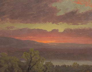 Sunset in Jamaica, West Indies - Frederic Edwin Church — artwork view