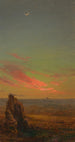 Sunset near Rome - Frederic Edwin Church — artwork view