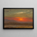 Sunset over the Catskills - Frederic Edwin Church — framed artwork on a wall