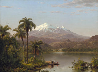 Palm Trees Tamaca - Frederic Edwin Church — artwork view