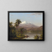 Palm Trees Tamaca - Frederic Edwin Church — framed artwork on a wall