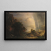 The Aegean Sea - Frederic Edwin Church — framed artwork on a wall