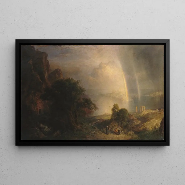 The Aegean Sea - Frederic Edwin Church — framed artwork on a wall