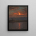 The Chariot of the Sun Fantasy - Frederic Edwin Church — framed artwork on a wall
