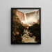 Les Chutes du Tequendama près de Bogota Nouvelle-Grenade - Frederic Edwin Church — framed artwork on a wall