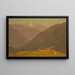 The Goell near Berchtesgaden - Frederic Edwin Church — framed artwork on a wall