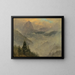Le Hochkalter near Berchtesgaden - Frederic Edwin Church — framed artwork on a wall