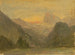 The Watzmann near Berchtesgaden - Frederic Edwin Church — artwork view