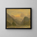 The Watzmann near Berchtesgaden - Frederic Edwin Church — framed artwork on a wall