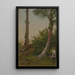 Trees in Jamaica, Caribbean - Frederic Edwin Church — framed artwork on a wall
