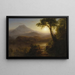 Tropical Landscape Painting - Frederic Edwin Church — framed artwork on a wall