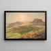 View of the Acropolis of Athens - Frederic Edwin Church — framed artwork on a wall