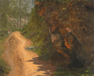 Sentier boisé en Jamaïque - Frederic Edwin Church — artwork view