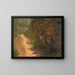 Sentier boisé en Jamaïque - Frederic Edwin Church — framed artwork on a wall