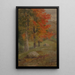 Autumn Wood Painting - Frederic Edwin Church — framed artwork on a wall