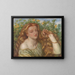 Hair of Gold - Frederic James Shields — framed artwork on a wall