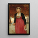 Amarilla - Frederic Leighton — framed artwork on a wall