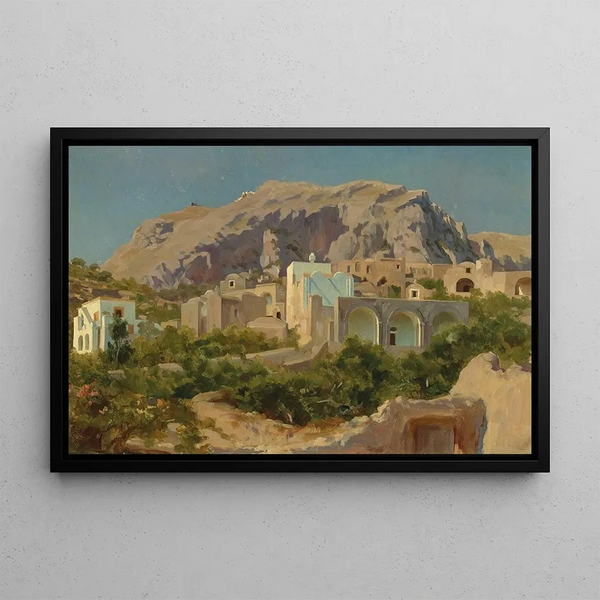 Capri - Frederic Leighton — framed artwork on a wall