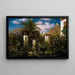 Garden of an Inn at Capri - Frederic Leighton — framed artwork on a wall