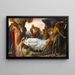 Hercules struggling with Death for Alceste's body - Frederic Leighton — framed artwork on a wall
