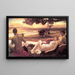 Idylle - Frederic Leighton — framed artwork on a wall